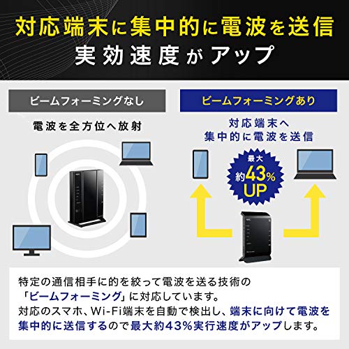 NEC 無線LAN WiFi ルーター dual band Wi-Fi5 (11ac) / WG12 NEC 無線LAN WiFi ルーター dual band Wi-Fi5 (11ac) / WG12