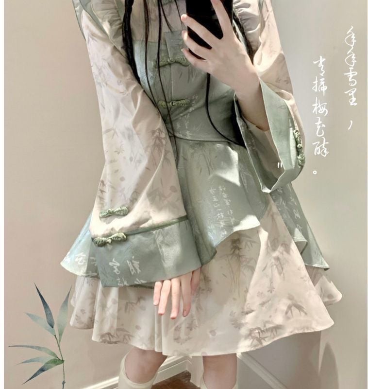 新中国式改良チャイナドレスロリータ少女漢服ロリータワンピース 新中国式改良チャイナドレスロリータ少女漢服ロリータワンピース