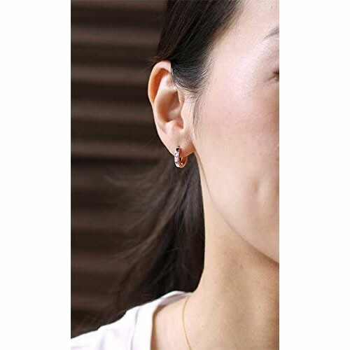 [Negozietto] ネゴツィエット ピアス W1S15-MQ102WG 低金属アレルギー ステンレス 316L フープ 中折れ 3mm CZ付 3mm×13.5mm ホワイトゴールド