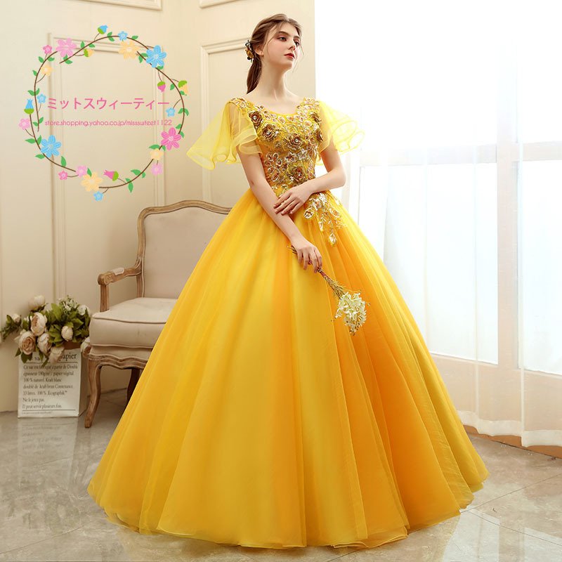 演奏会ドレス カラードレス 結婚式 披露宴 二次会 前撮り パーティー 演奏会 ピアノ発表会 演奏会