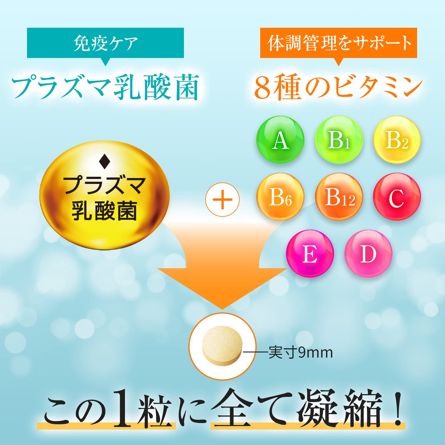 【Amazon.co.jp限定】 キリン iMUSE イミューズ 免疫ケア＋マルチビタミン8種 [ サプリ 機能性表示食品 ビタミン プラズマ乳酸菌 免疫 ] 約30日分 飲み忘れ防止チェックシート付