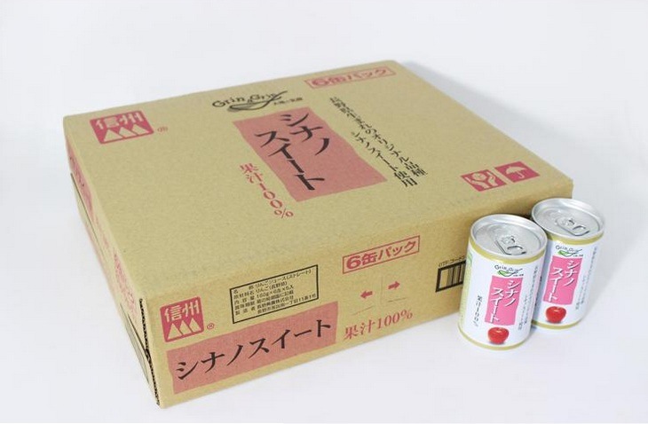 長野興農 信州 シナノスイート りんごジュース 30缶 (160g/缶 6P×5) お土産 長野興農 信州 シナノスイート りんごジュース 30缶 (160g/缶 6P×5) お土産