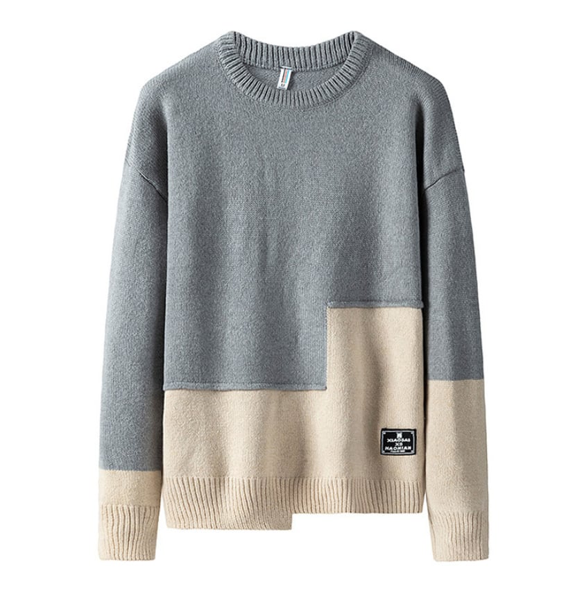 トップス 上着 人気 おすすめ おしゃれ お洒落 激安 安い プチプラ ニット セーター 長袖 ロング リブニット ラウンドネック 丸首 クルーネック ダメージ ドロップショルダー sh01