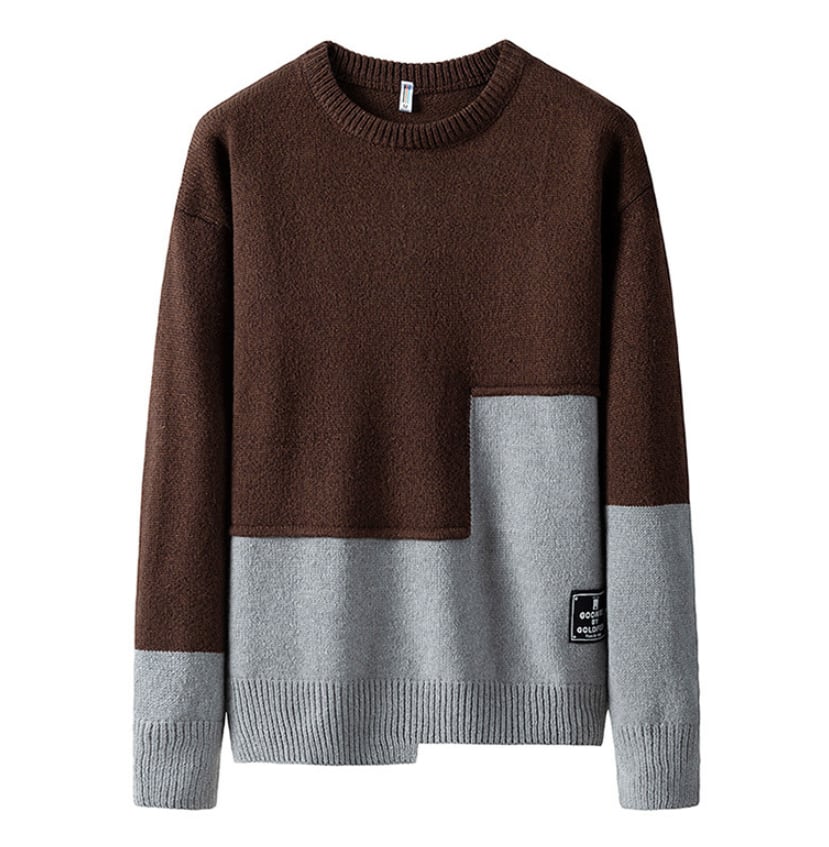 トップス 上着 人気 おすすめ おしゃれ お洒落 激安 安い プチプラ ニット セーター 長袖 ロング リブニット ラウンドネック 丸首 クルーネック ダメージ ドロップショルダー sh01