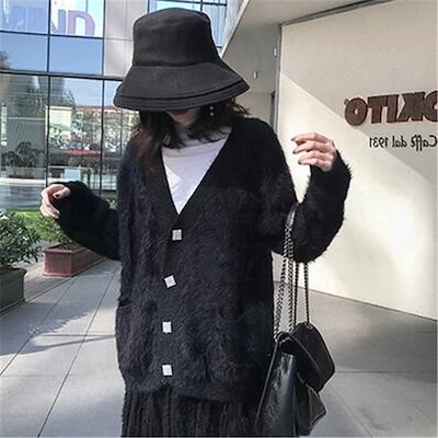 ジップアップ ニット ブルゾン カーディガン ジャケット♪韓国人気商品ファー付ラビット ジャケット ニット レディース トップス シャギー ドルマン セーター 長袖 無地 ショート丈ニット ノアール ジップアップ ニット ブルゾン カーディガン ジャケット♪韓国人気商品ファー付ラビット ジャケット ニット レディース トップス シャギー ドルマン セーター 長袖 無地 ショート丈ニット ノアール