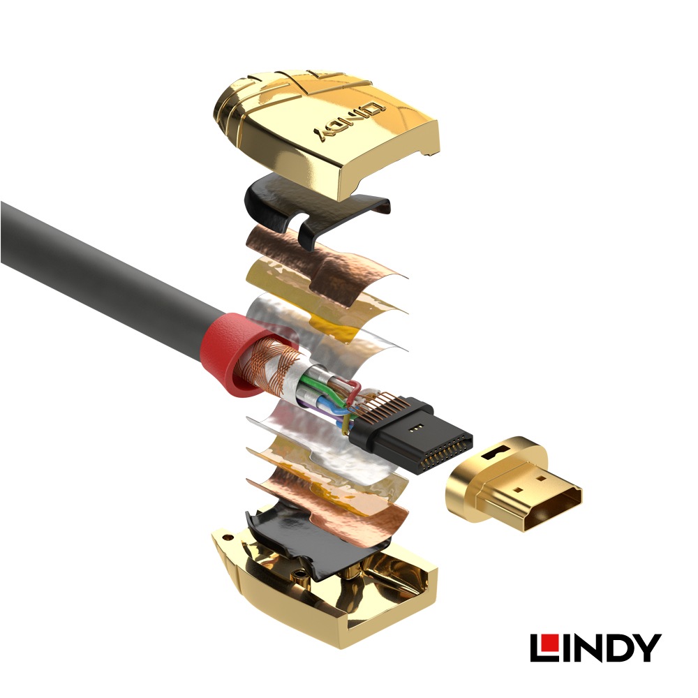 【37868】 LINDY 20m GOLD LINE HDMI 1.4 Type-Aケーブル