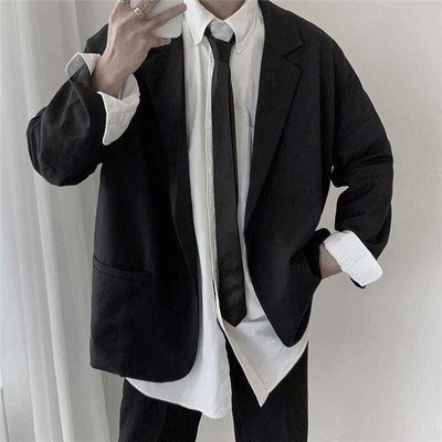 DK制服男性セットJKスーツスーツ全盛洋服小さいスーツ韓国 ファッションアフロでかっこいい男装セッ
