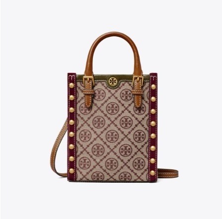 2WAY ミニトートバッグ ハンドバッグ ショルダーバッグ Tモノグラム ジャガード 139438