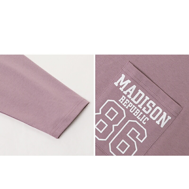 【OUTLET！クーポンで972円】 カレッジロゴ カットソー バックプリント 10色 ラウンドカット レイヤード Tシャツ トップス 長袖 カラバリ ママコーデ レディース 20代 30代 40代