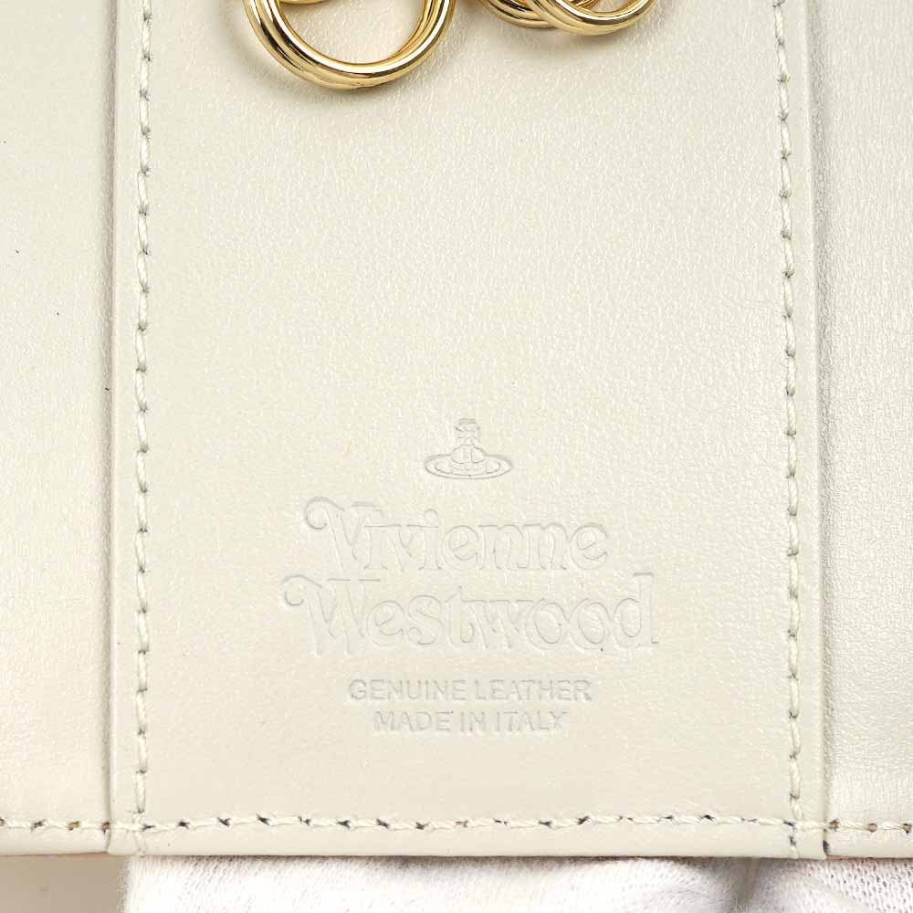 ヴィヴィアンウエストウッド キーケース Vivienne Westwood 4連 VICTORIA KEY CASE BEIGE 51020001-42106-C402