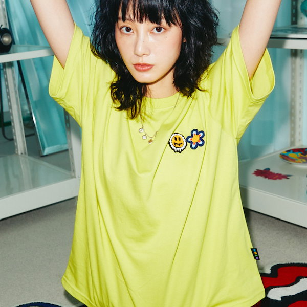 MISTER CHILD★韓国 人気★男女兼用★DOUBLE LOGO T 半袖Tシャツ A'GEM/9 × .kom『MISTER CHILD/ミスターチャイルド』RAINBOW