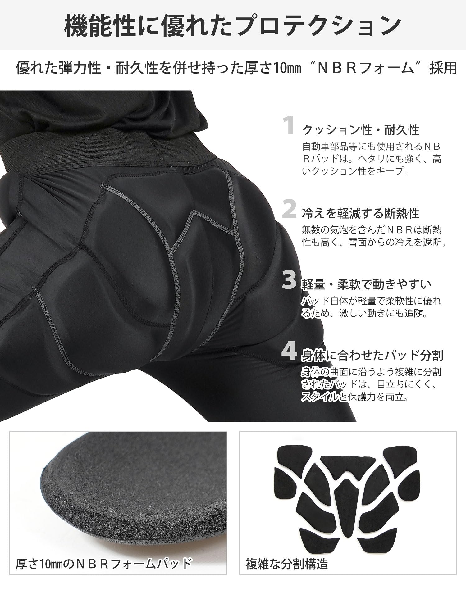 VAXPOT(バックスポット) ヒッププロテクター ロングタイプ 【独立気泡NBRパッド使用】 VA-3008 BLK WL(女性用L) VAXPOT(バックスポット) ヒッププロテクター ロングタイプ 【独立気泡NBRパッド使用】 VA-3008 BLK WL(女性用L)