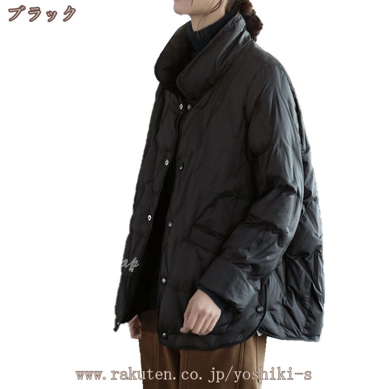 おしゃれ ダウンジャケット レディース ダウンコート ウルトラライトダウン ショート 軽量 防寒 シンプル 暖かい 防風 キルティング ダウンコート 防寒着 秋冬春 日常 散歩 OceanMap