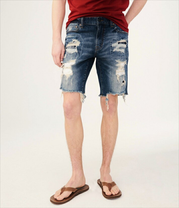 AEROPOSTALE ショートパンツ 6631-1631-997 短パン デニム メンズ エアロポステール エアロ ストレッチ USA直輸入 正規品 180715