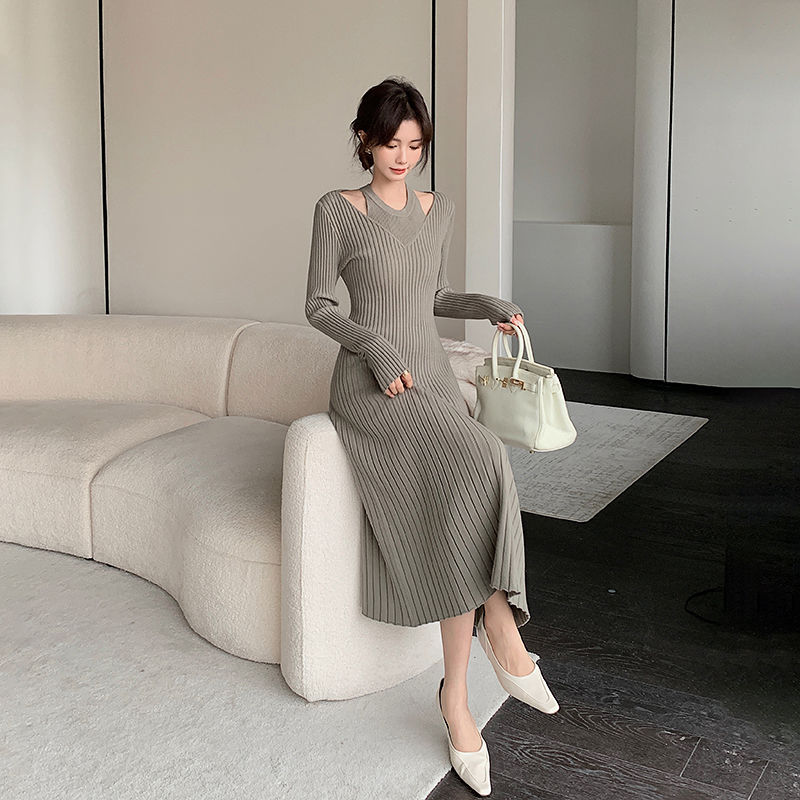 ニットワンピース ボトムス ワンピース 秋冬 細身 薄手 気質ワンピース ワンピースレディース ドレス ロングワンピース ニットワンピース ワンピース レディースファッション 韓国 ワンピース メカ割 ニットワンピース ボトムス ワンピース 秋冬 細身 薄手 気質ワンピース ワンピースレディース ドレス ロングワンピース ニットワンピース ワンピース レディースファッション 韓国 ワンピース メカ割