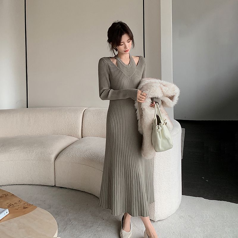 ニットワンピース ボトムス ワンピース 秋冬 細身 薄手 気質ワンピース ワンピースレディース ドレス ロングワンピース ニットワンピース ワンピース レディースファッション 韓国 ワンピース メカ割 ニットワンピース ボトムス ワンピース 秋冬 細身 薄手 気質ワンピース ワンピースレディース ドレス ロングワンピース ニットワンピース ワンピース レディースファッション 韓国 ワンピース メカ割