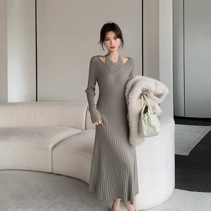 ニットワンピース ボトムス ワンピース 秋冬 細身 薄手 気質ワンピース ワンピースレディース ドレス ロングワンピース ニットワンピース ワンピース レディースファッション 韓国 ワンピース メカ割 ニットワンピース ボトムス ワンピース 秋冬 細身 薄手 気質ワンピース ワンピースレディース ドレス ロングワンピース ニットワンピース ワンピース レディースファッション 韓国 ワンピース メカ割