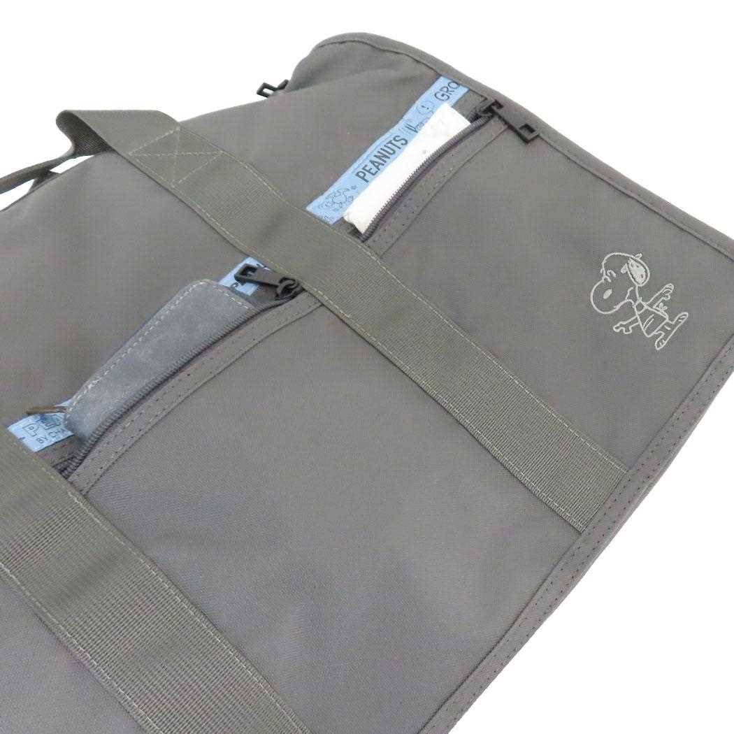 スヌーピー 旅行かばん RE-PET撥水ボストン DGRAY ピーナッツ キャラクター グッズ