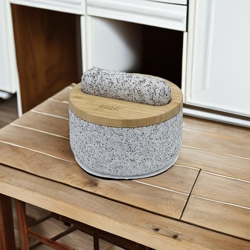 すり鉢 すりこぎ セット ダッシュ 天然御影石製 直径21.5cm 竹製フタ付き スパイスグラインダー ハーブ つぶし器 すり潰し 粉末 調理器具 キッチン 薬味 ペースト ソース 下ごしらえ グレー すり鉢 すりこぎ セット ダッシュ 天然御影石製 直径21.5cm 竹製フタ付き スパイスグラインダー ハーブ つぶし器 すり潰し 粉末 調理器具 キッチン 薬味 ペースト ソース 下ごしらえ グレー