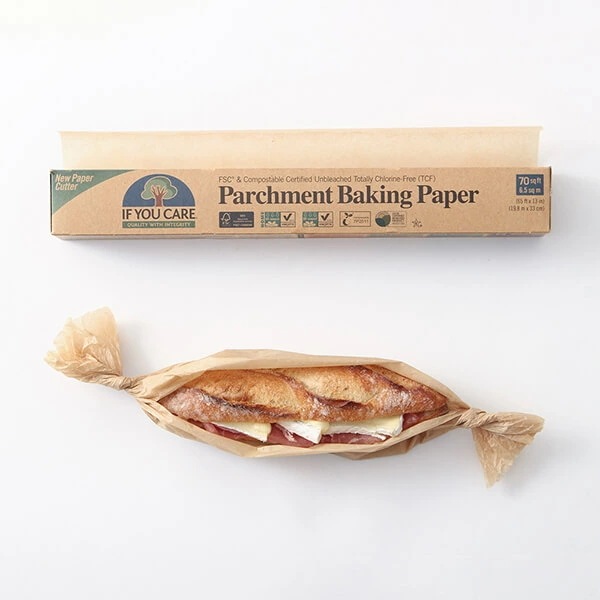 イフユーケア FSC&コンポスタブル認証 無漂白パーチメントベイキングペーパー ロールタイプ 6本 イフユーケア FSC&コンポスタブル認証 無漂白パーチメントベイキングペーパー ロールタイプ 6本