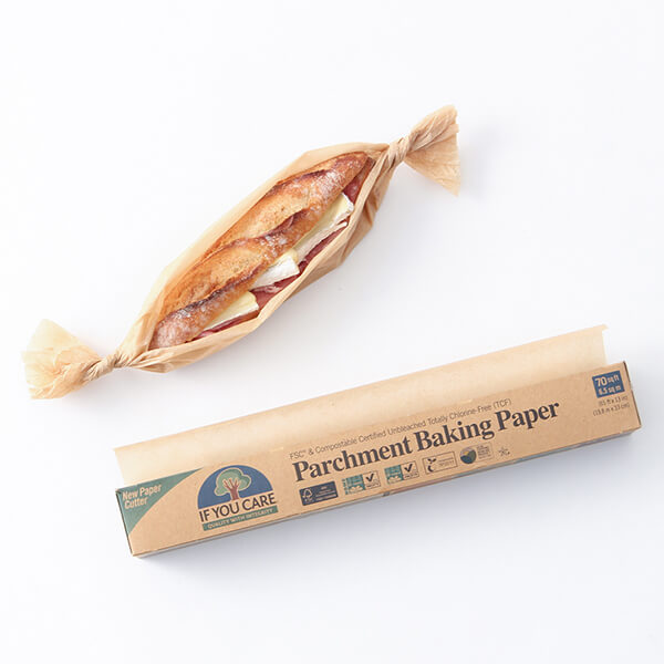 イフユーケア FSC&コンポスタブル認証 無漂白パーチメントベイキングペーパー ロールタイプ 6本 イフユーケア FSC&コンポスタブル認証 無漂白パーチメントベイキングペーパー ロールタイプ 6本