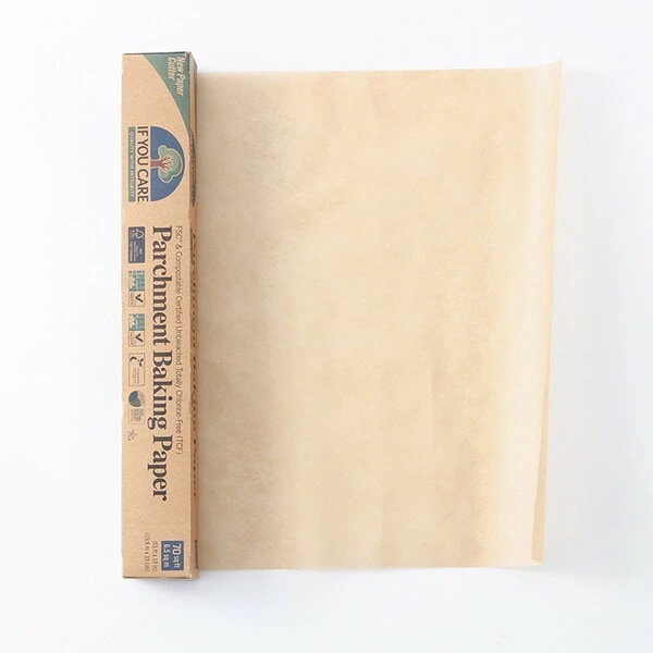 イフユーケア FSC&コンポスタブル認証 無漂白パーチメントベイキングペーパー ロールタイプ 6本 イフユーケア FSC&コンポスタブル認証 無漂白パーチメントベイキングペーパー ロールタイプ 6本