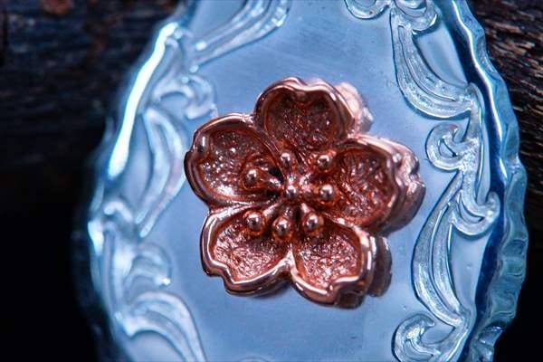 シルバーアクセサリー 桜 花 チェリー ツタ ピンクゴールド プレート メンズ レディース ペンダント ネックレス シルバーアクセサリー 桜 花 チェリー ツタ ピンクゴールド プレート メンズ レディース ペンダント ネックレス