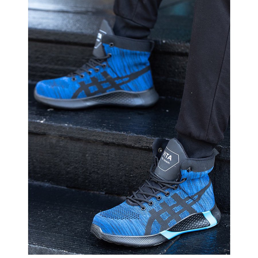 安全靴 あんぜん靴 作業靴 メンズ レディース 軽量 通気性 鋼先芯JIS H級相当 ミッドソール 耐摩耗 クッション性 オシャレ 耐滑ソール 工事現場 作業