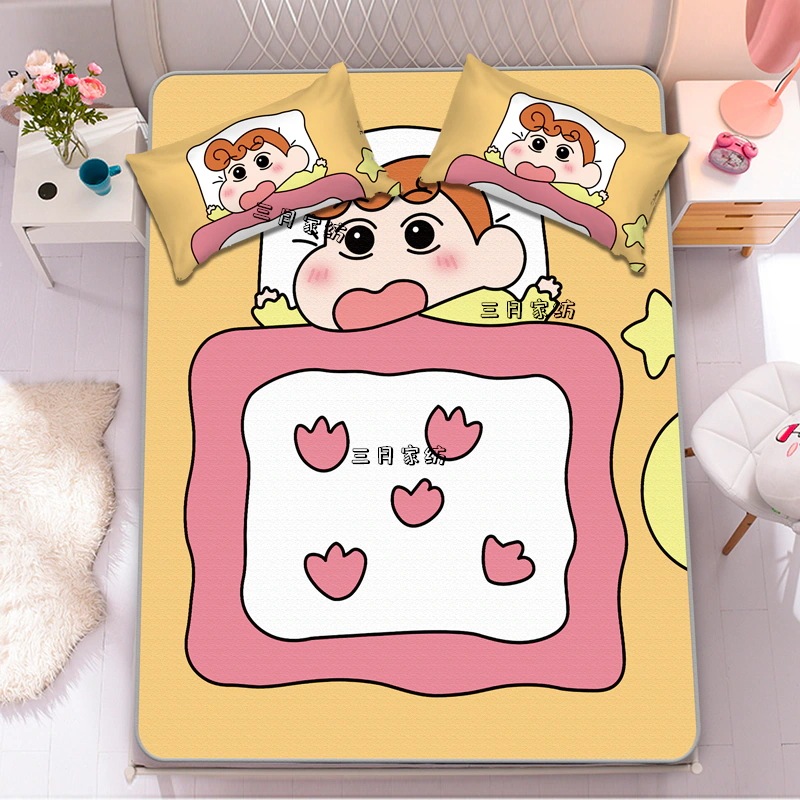 厳選新クレヨンしんちゃん ミルクシルクマット 3点セット 子供用漫画 洗えるアイスシルクマット エアコンソフト 厳選新クレヨンしんちゃん ミルクシルクマット 3点セット 子供用漫画 洗えるアイスシルクマット エアコンソフト