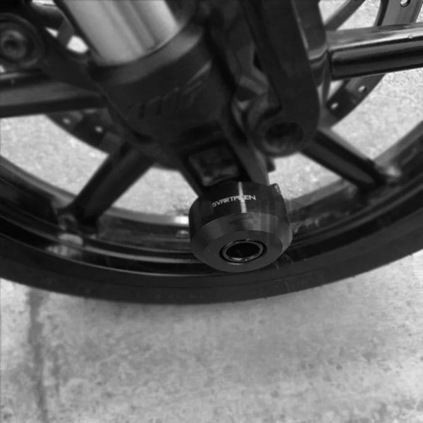 Husqvarna svartpilen 401 250 20182021 オートバイ フロント リア フォーク ホイールパッド フレームスライダ