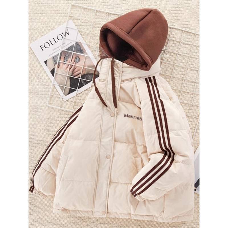 肥厚2024冬の新しいパンダウンコットンジャケットファッショナブルな韓国語バージョンジュニア高校生コットンジャケットウィンタージャケット