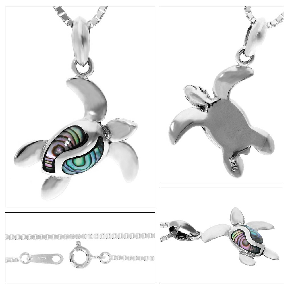 ホヌ シルバー ネックレス (チェーン付) ペンダント ウミガメ ハワイアンジュエリー ハワイアン ホヌ シルバー ネックレス (チェーン付) ペンダント ウミガメ ハワイアンジュエリー ハワイアン