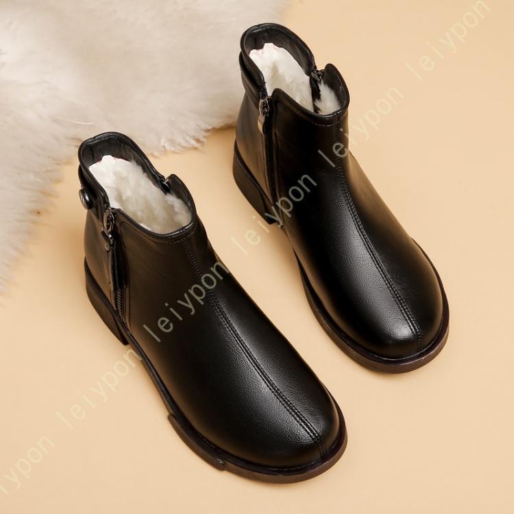 ムートンブーツ レディース 滑らない ショートブーツ 冬靴 スノーブーツ ショート靴 大きいサイズ 通学 おしゃれ 暖かい スノーシューズ 防寒 防滑 通勤