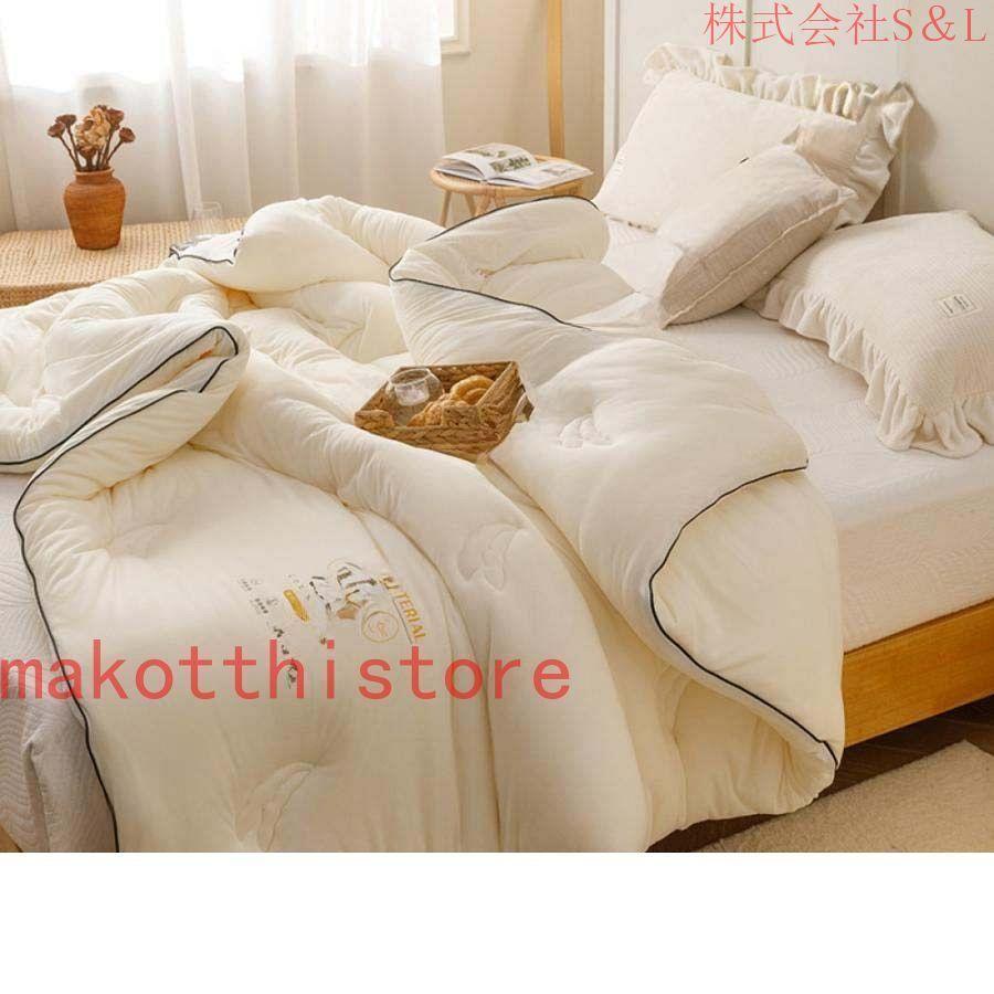 かけ布団 シングル 寝汗吸収 肌掛け布団 通気性いい かけ布団 ダブル ふんわりとろける肌触り 羽毛タッチ 洗濯可能 無地掛けぶとん ふとん 抗菌防臭