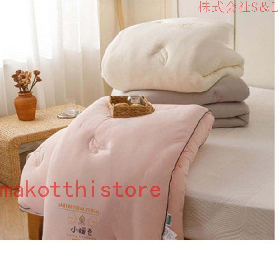 かけ布団 シングル 寝汗吸収 肌掛け布団 通気性いい かけ布団 ダブル ふんわりとろける肌触り 羽毛タッチ 洗濯可能 無地掛けぶとん ふとん 抗菌防臭