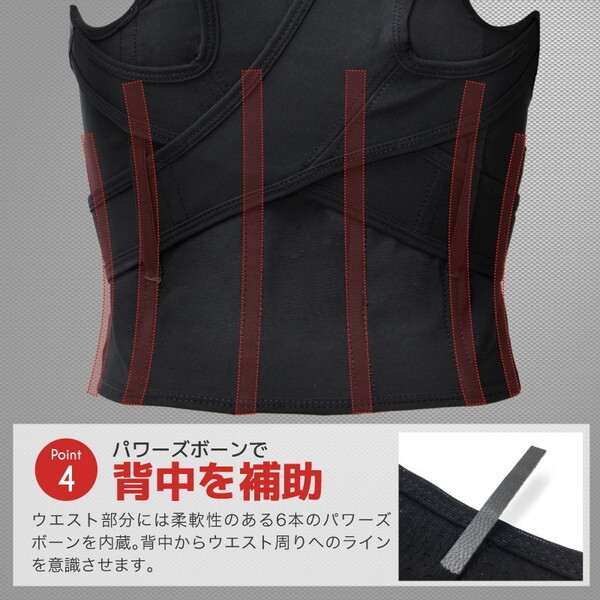 大河商事 POWERS Dr.003 背筋ベルト ハードタイプ S ブラック 大河商事 POWERS Dr.003 背筋ベルト ハードタイプ S ブラック