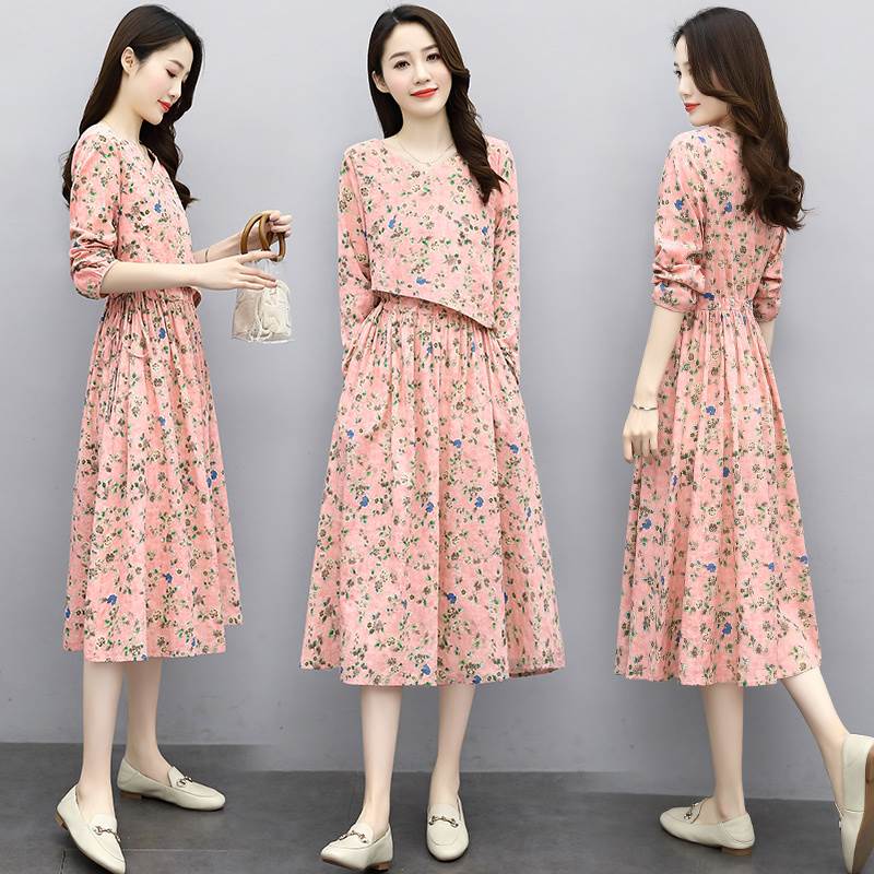 ワンピース スカート ミモレ丈 ロング丈 アシンメトリー 長袖 Vネック 花柄 フレア レディース かわいい 大人可愛い きれいめ こなれ感 シンプル カジュアル 主役級 存在感 個性的 モダン フェ ワンピース スカート ミモレ丈 ロング丈 アシンメトリー 長袖 Vネック 花柄 フレア レディース かわいい 大人可愛い きれいめ こなれ感 シンプル カジュアル 主役級 存在感 個性的 モダン フェ