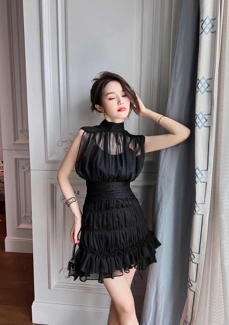 【JY.上品】 レース ドレス シフォン ティアードスカート 夏 ショート ノースリーブ チュール フォーマル パーティードレス キャバ 同窓会 結婚式 披露宴 卒業式 演奏会 二次会 【JY.上品】 レース ドレス シフォン ティアードスカート 夏 ショート ノースリーブ チュール フォーマル パーティードレス キャバ 同窓会 結婚式 披露宴 卒業式 演奏会 二次会