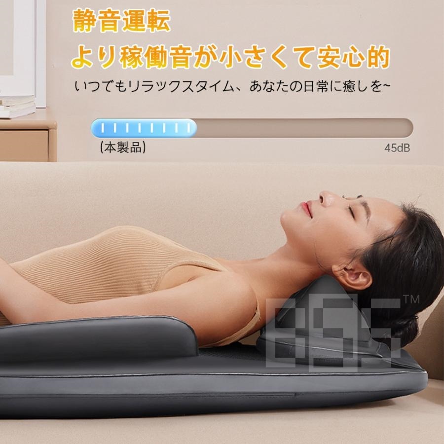 マッサージチェア マッサージシート シートマッサージャー マッサージ マッサージ器 マッサージ機 肩こり 指圧 揉み マッサージチェア 温熱ヒーター 3段階振動 肩 腰 背中 軽量 プレゼント 家庭用