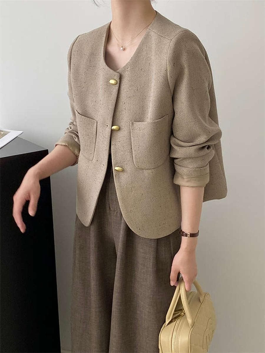 きれいめ 通勤 卒業式 レディース 裏地付き 入園式 ママ 仕事 フ 学校行事 ノーカラージャケット 通勤 アウター ショート デート 上品 ジャケット 謝恩会 ママスーツ トップス 母 大人 きれいめ 通勤 卒業式 レディース 裏地付き 入園式 ママ 仕事 フ 学校行事 ノーカラージャケット 通勤 アウター ショート デート 上品 ジャケット 謝恩会 ママスーツ トップス 母 大人