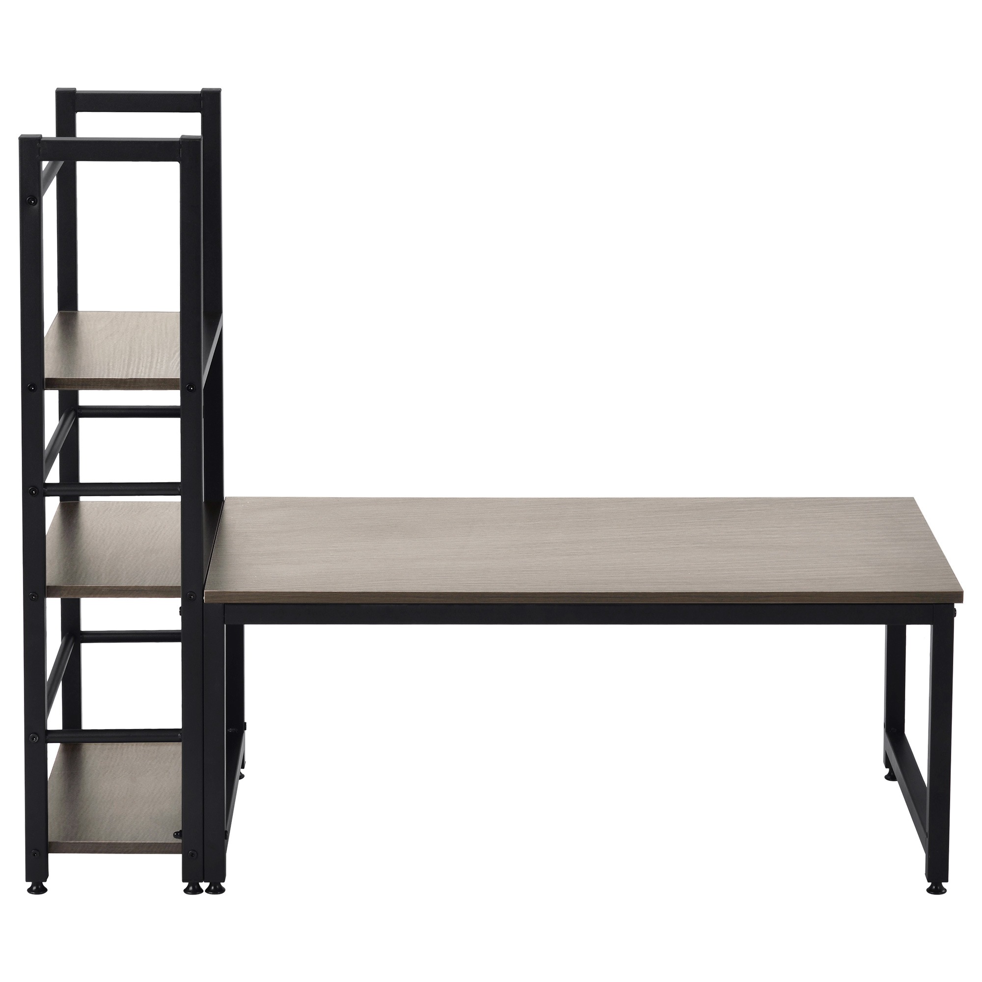 768【新色登場】【グレー】家具专门店 ロータイプデスク パソコンデスク 実用な一体分離両用 溢れる天然木の魅力 省スペース 3段シェルフ付 座デスク ミシン台 768【新色登場】【グレー】家具专门店 ロータイプデスク パソコンデスク 実用な一体分離両用 溢れる天然木の魅力 省スペース 3段シェルフ付 座デスク ミシン台