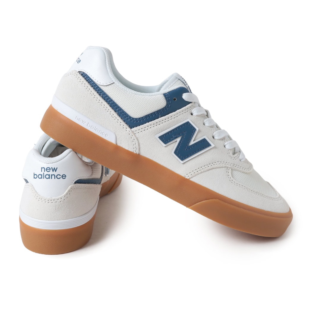 NEW BALANCE ニューバランス ヌメリック 574 スニーカー NM574VRU WHITE/BLUE ( ホワイト 白 ブルー 青 SKATE スケート メンズ ) NEW BALANCE ニューバランス ヌメリック 574 スニーカー NM574VRU WHITE/BLUE ( ホワイト 白 ブルー 青 SKATE スケート メンズ )