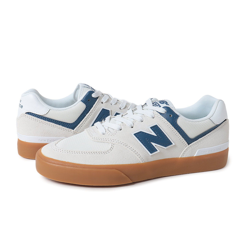 NEW BALANCE ニューバランス ヌメリック 574 スニーカー NM574VRU WHITE/BLUE ( ホワイト 白 ブルー 青 SKATE スケート メンズ ) NEW BALANCE ニューバランス ヌメリック 574 スニーカー NM574VRU WHITE/BLUE ( ホワイト 白 ブルー 青 SKATE スケート メンズ )