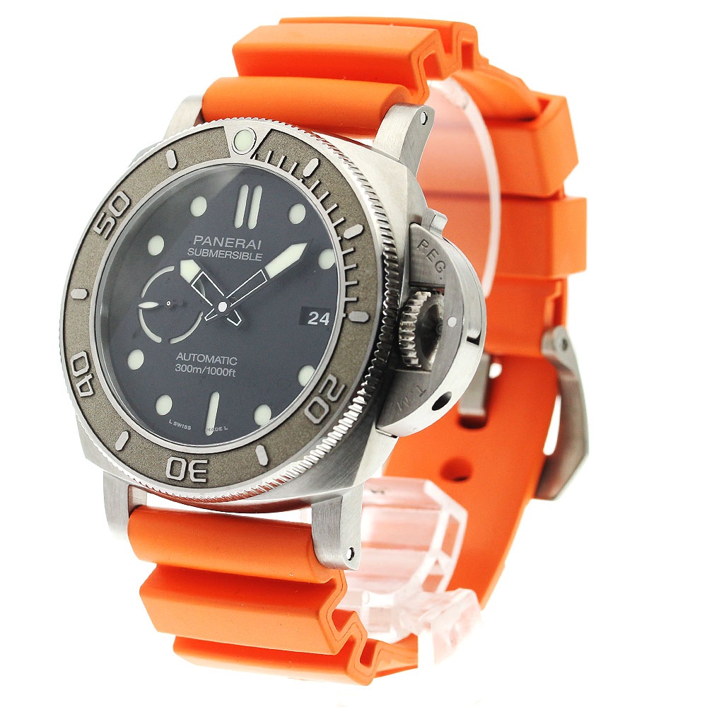 パネライ PANERAI PAM00984 サブマーシブル マイク・ホーン エディション スモールセコンド 自動巻き メンズ 良品 箱・保証書付き_889448【中古】 パネライ PANERAI PAM00984 サブマーシブル マイク・ホーン エディション スモールセコンド 自動巻き メンズ 良品 箱・保証書付き_889448【中古】