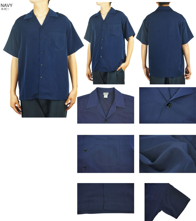 CALTOP キャルトップ カルトップメンズ シャツ【クリックポスト発送】3003 SS SHIRTSショートスリーブシャツBLACK(ブラック) KH