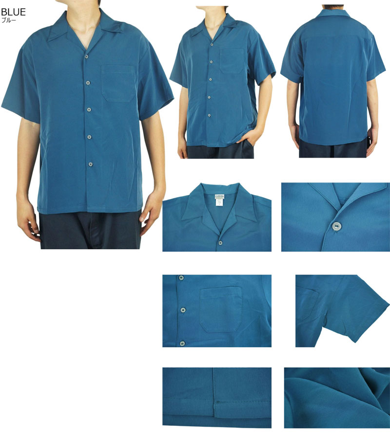 CALTOP キャルトップ カルトップメンズ シャツ【クリックポスト発送】3003 SS SHIRTSショートスリーブシャツBLACK(ブラック) KH