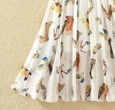 3264．Ａラインフレアきれいめボトムス(ホワイト) 2019 春夏 お呼ばれ ご挨拶 記念日 スカート