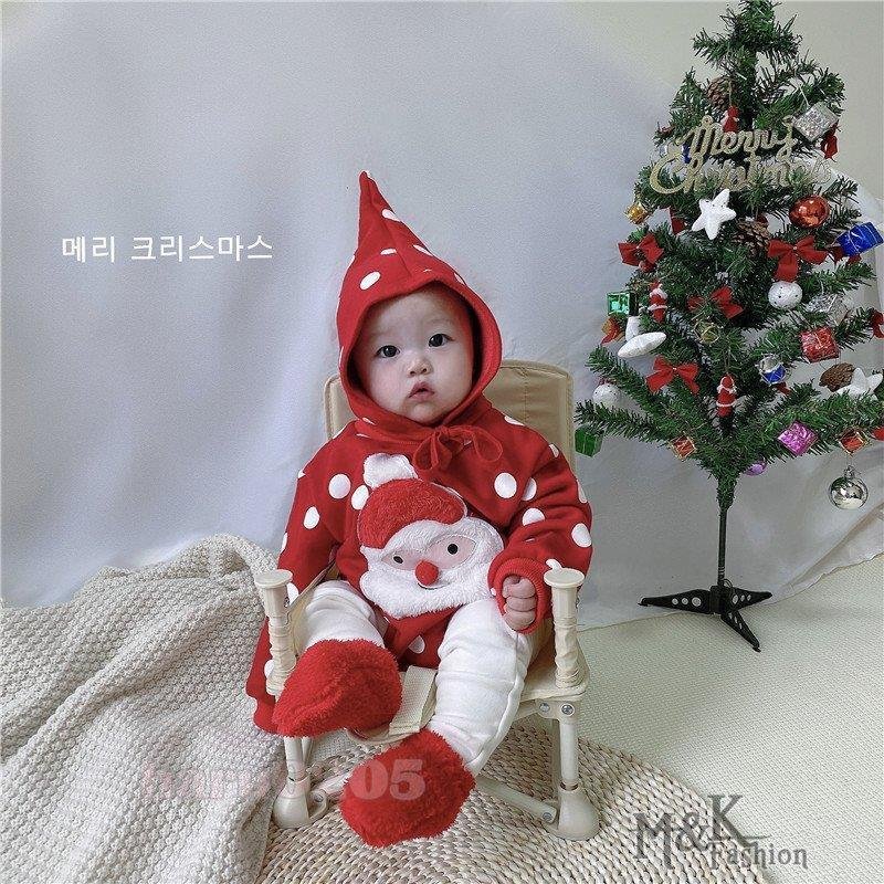 ベビー服 クリスマス 衣装 赤ちゃん サンタ 年末のプロモーション特価 ロンパース 幼児 可愛い 男の子 女の サンタクロース
