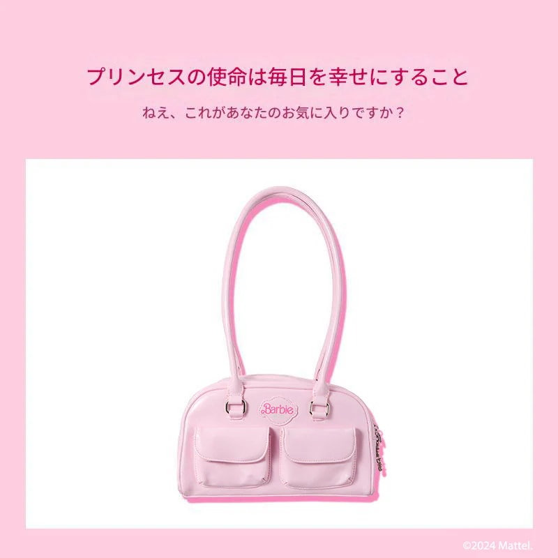 m i n i s o 正規品保証 Barbie ハンドバッグ ショルダーバッグ m i n i s o 正規品保証 Barbie ハンドバッグ ショルダーバッグ