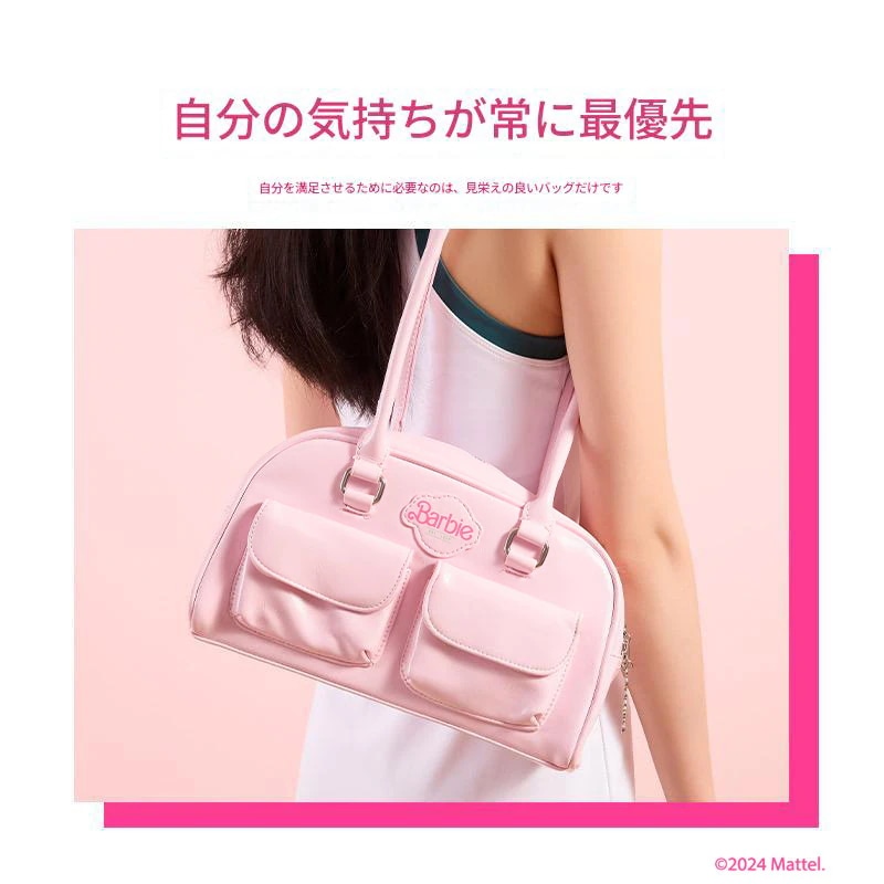 m i n i s o 正規品保証 Barbie ハンドバッグ ショルダーバッグ m i n i s o 正規品保証 Barbie ハンドバッグ ショルダーバッグ